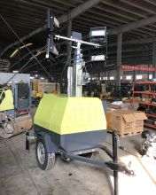 XCMG Official 7m Mobile Lighting Tower 4VA4000 Electric Generator Portable Light Tower Price
